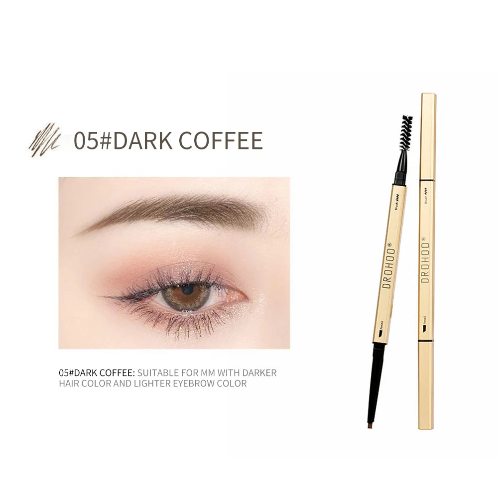 5 Colors EyeBrow Pen Make-up for Women Double Head Eyebrow Pencil Long Lasting Waterproof Mascara Enhance Cosmetics Beauty Women - mercato-e.com