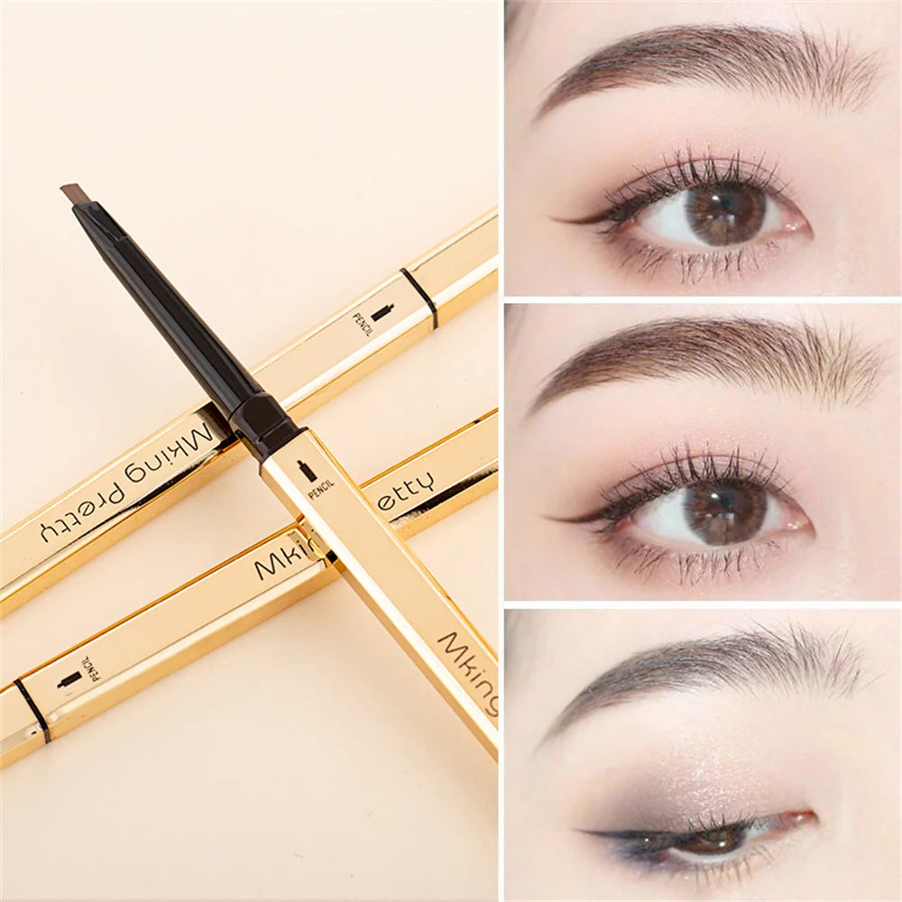 5 Colors EyeBrow Pen Make-up for Women Double Head Eyebrow Pencil Long Lasting Waterproof Mascara Enhance Cosmetics Beauty Women - mercato-e.com