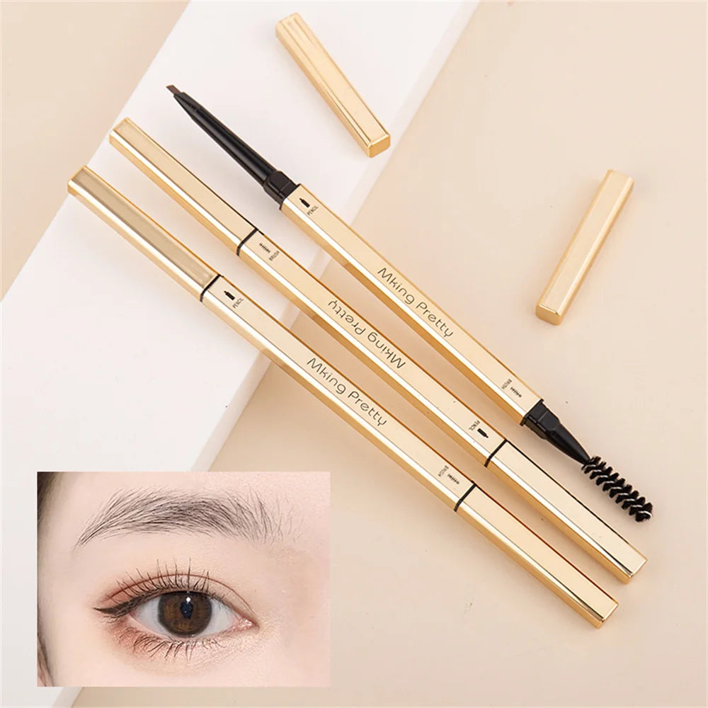 5 Colors EyeBrow Pen Make-up for Women Double Head Eyebrow Pencil Long Lasting Waterproof Mascara Enhance Cosmetics Beauty Women - mercato-e.com