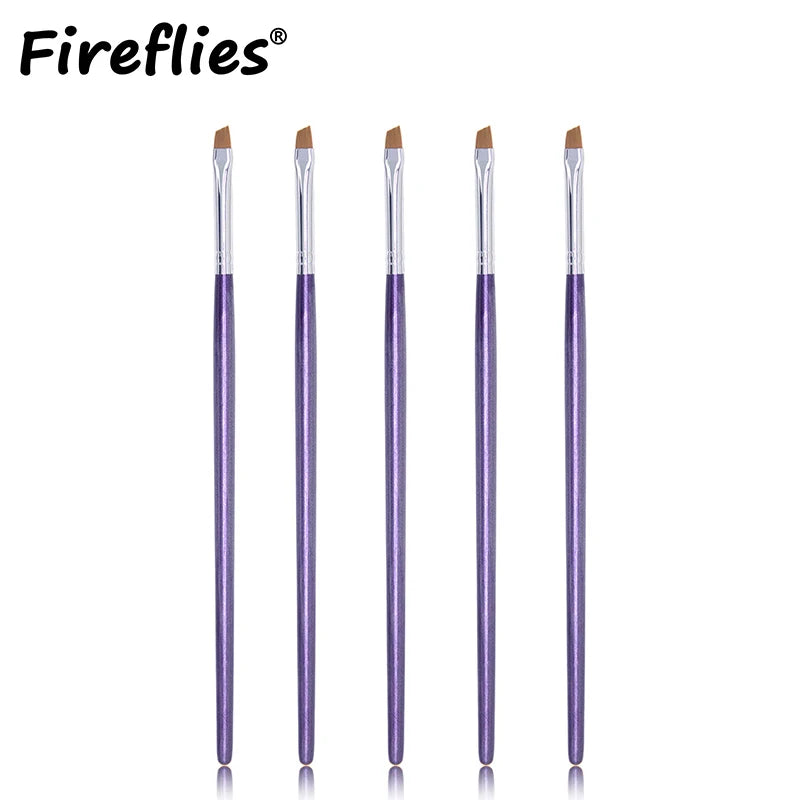 2/5/10PCS Upgrade Blade Eyeliner Brush Ultra Thin Flat Fine Eye Liner Makeup Brushes Flat Eyeliner Brush Eyebrow Make Up Tool - mercato-e.com