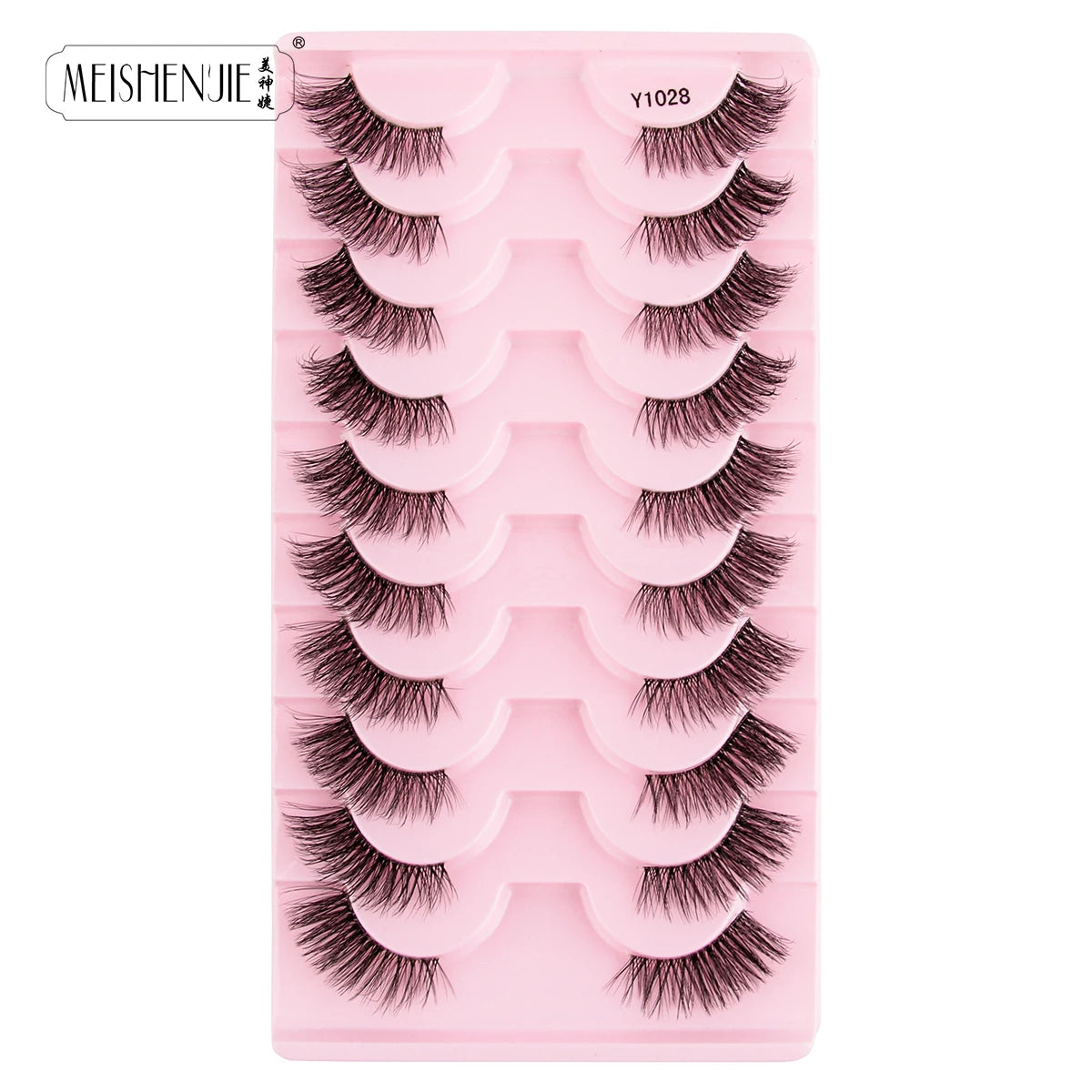 Fake Eyelashes Hot 3/10 Pairs Half Lashes Cat Eye Natural Long Fluffy 3D Mink Lashes Handmade Make up Tools maquillaje Faux Cils - mercato-e.com