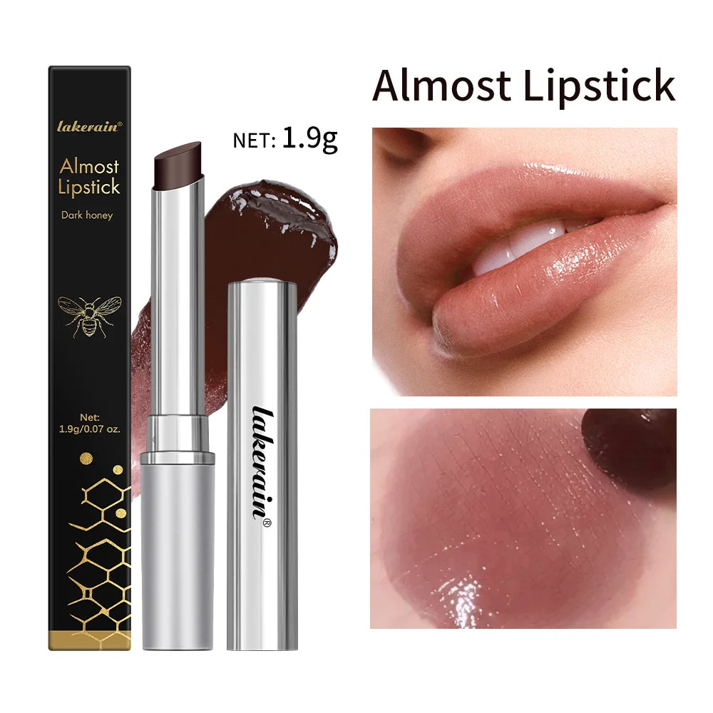 Black Honey Lipstick Long Lasting Moisturizing Natural Lip Plumper Makeup Lip Plumping Gloss Cosmetics Exfoliating for Lip - mercato-e.com