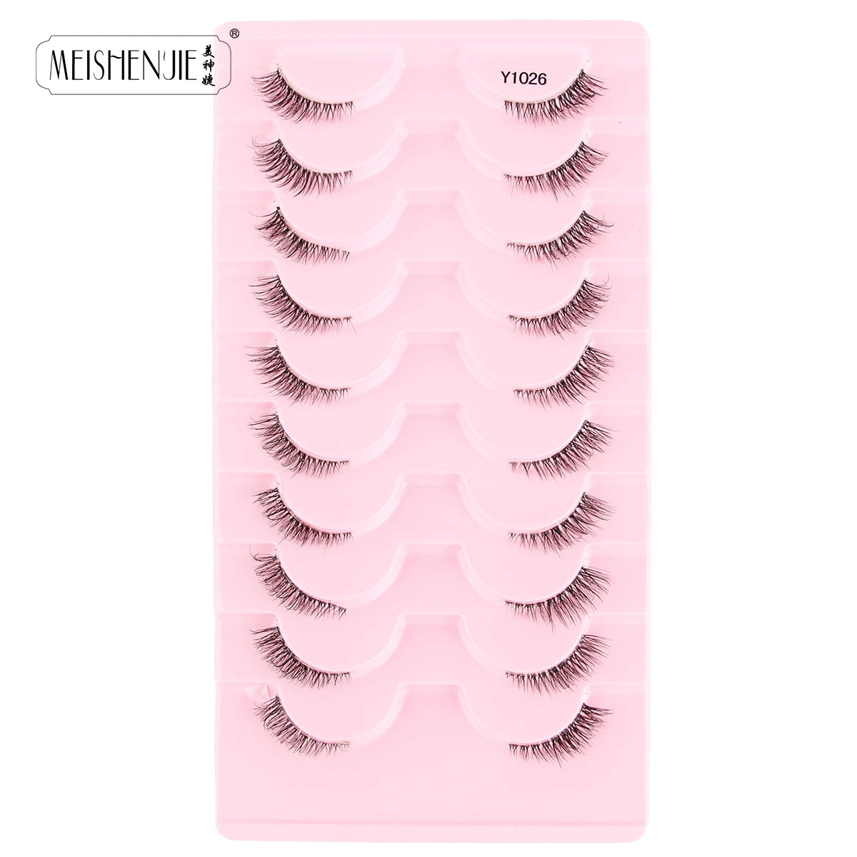 Fake Eyelashes Hot 3/10 Pairs Half Lashes Cat Eye Natural Long Fluffy 3D Mink Lashes Handmade Make up Tools maquillaje Faux Cils - mercato-e.com