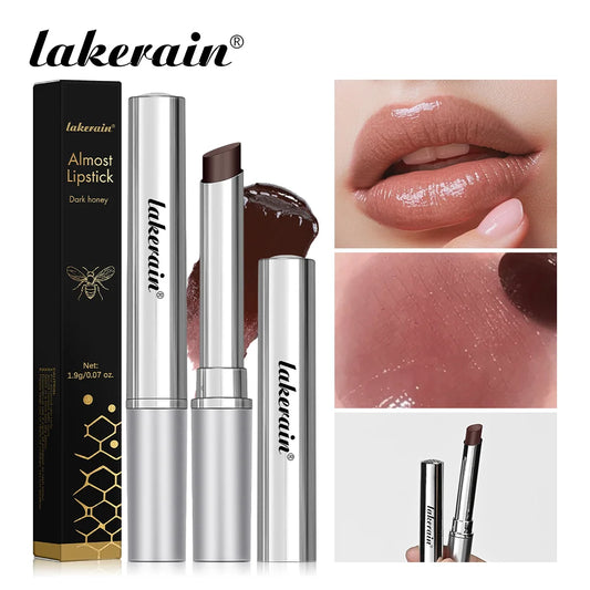 Black Honey Lipstick Long Lasting Moisturizing Natural Lip Plumper Makeup Lip Plumping Gloss Cosmetics Exfoliating for Lip - mercato-e.com