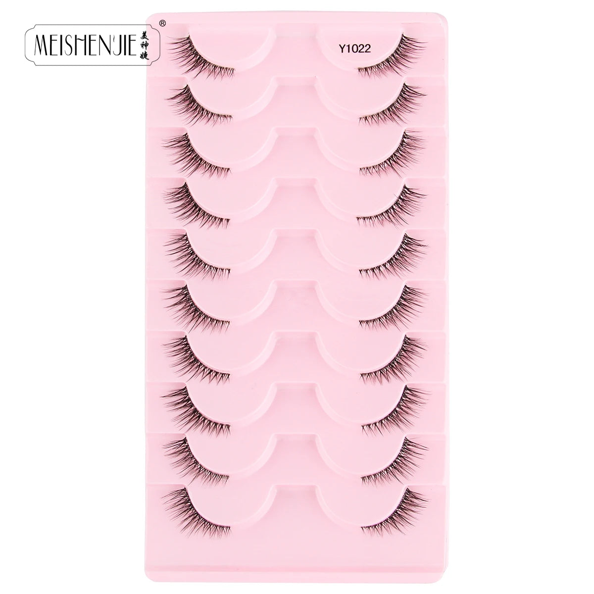 Fake Eyelashes Hot 3/10 Pairs Half Lashes Cat Eye Natural Long Fluffy 3D Mink Lashes Handmade Make up Tools maquillaje Faux Cils - mercato-e.com