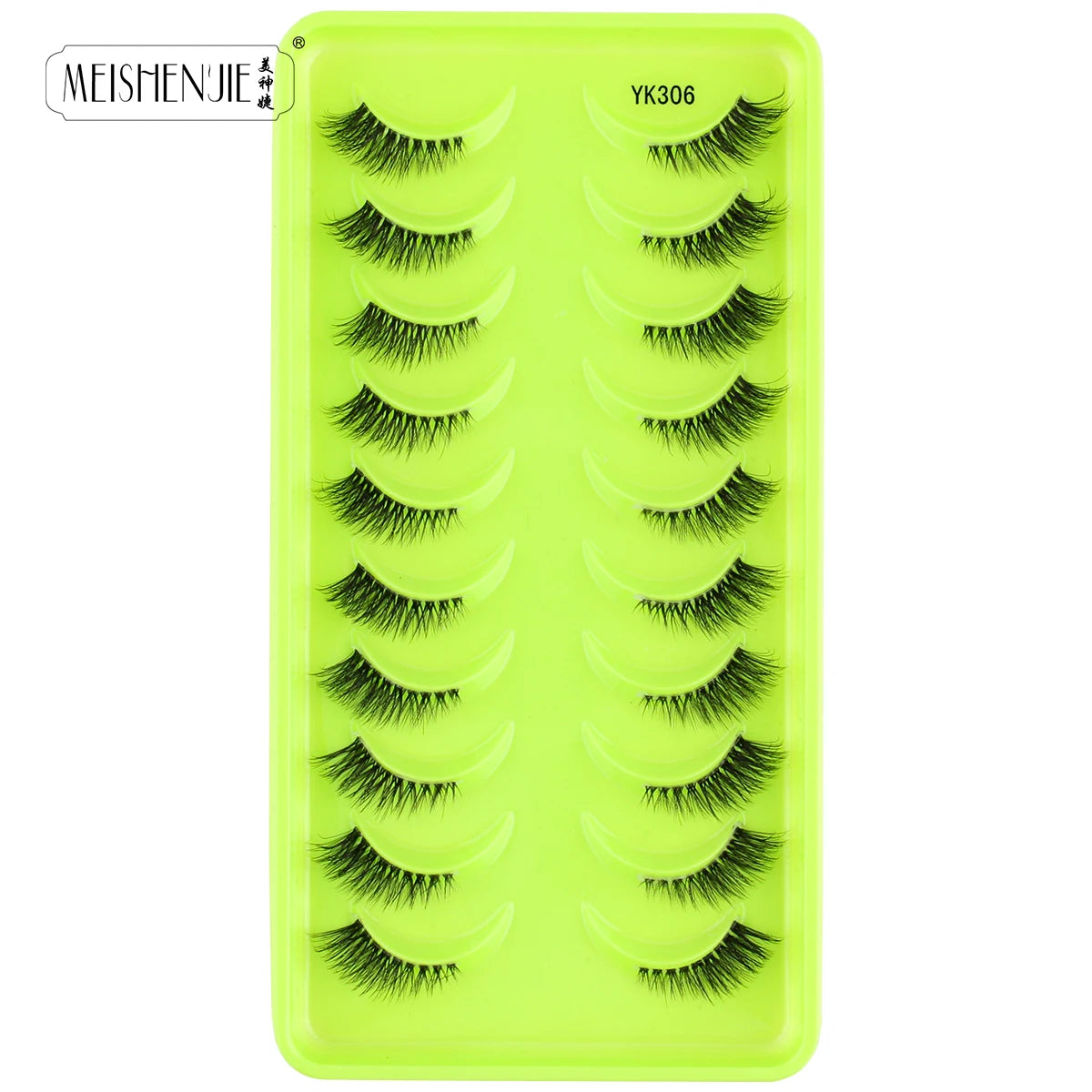 Fake Eyelashes Hot 3/10 Pairs Half Lashes Cat Eye Natural Long Fluffy 3D Mink Lashes Handmade Make up Tools maquillaje Faux Cils - mercato-e.com