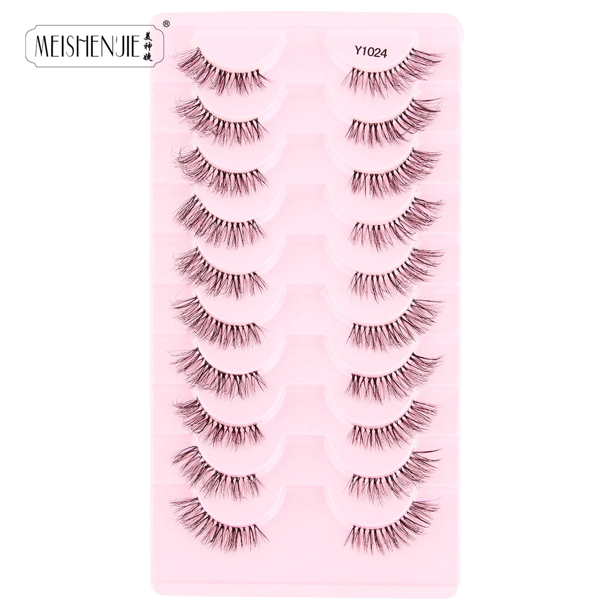 Fake Eyelashes Hot 3/10 Pairs Half Lashes Cat Eye Natural Long Fluffy 3D Mink Lashes Handmade Make up Tools maquillaje Faux Cils - mercato-e.com