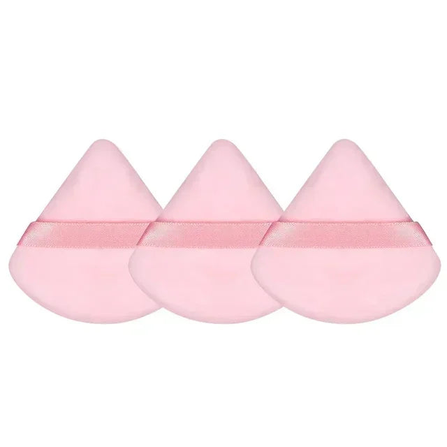 1/3/6Pcs Triangle Velvet Powder Puff Make Up Sponges for Face Eyes Contouring Shadow Seal Cosmetic Foundation Makeup Tools - mercato-e.com