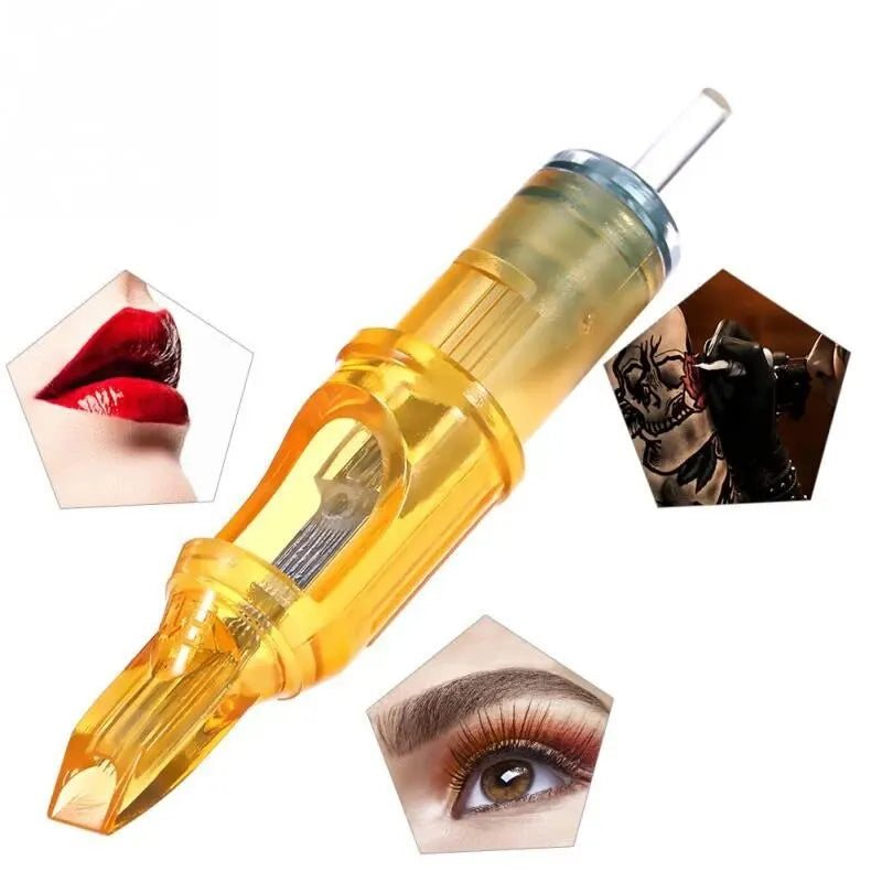 20PCS/lot Tattoo Needles Micropigmentation Permanent Make-Up Eyebrows Eyelinver Lips Microblading - mercato-e.com