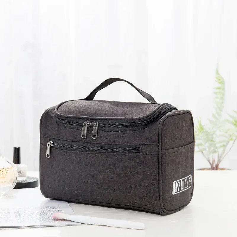 2022 Waterproof Hook Up for Women Cosmetic Bag Travel Organizer Men Makeup Bag Make Up Case Bathroom Toiletry Pouch Wash Neceser - mercato-e.com