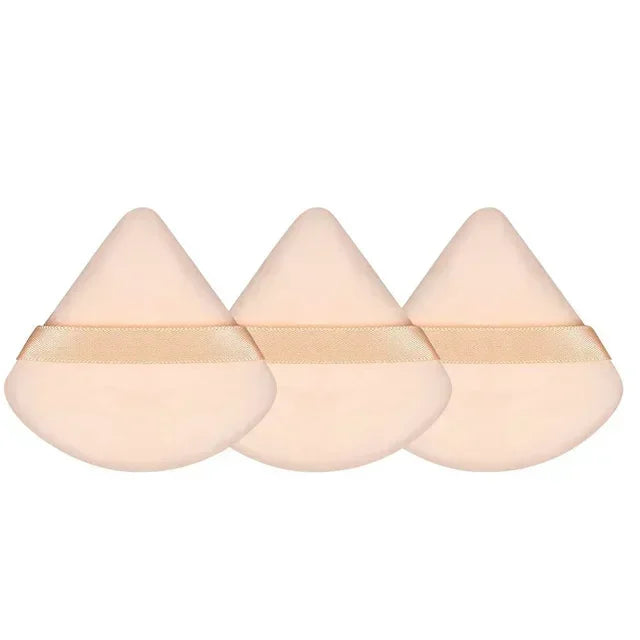 1/3/6Pcs Triangle Velvet Powder Puff Make Up Sponges for Face Eyes Contouring Shadow Seal Cosmetic Foundation Makeup Tools - mercato-e.com