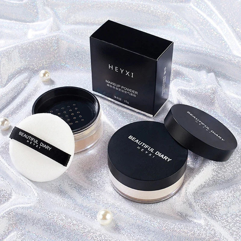 Loose Powder Matte Makeup Professional Face Powder Invisible Pores Oil Control Make Up Translucent Brightening Durable Gadgets - mercato-e.com