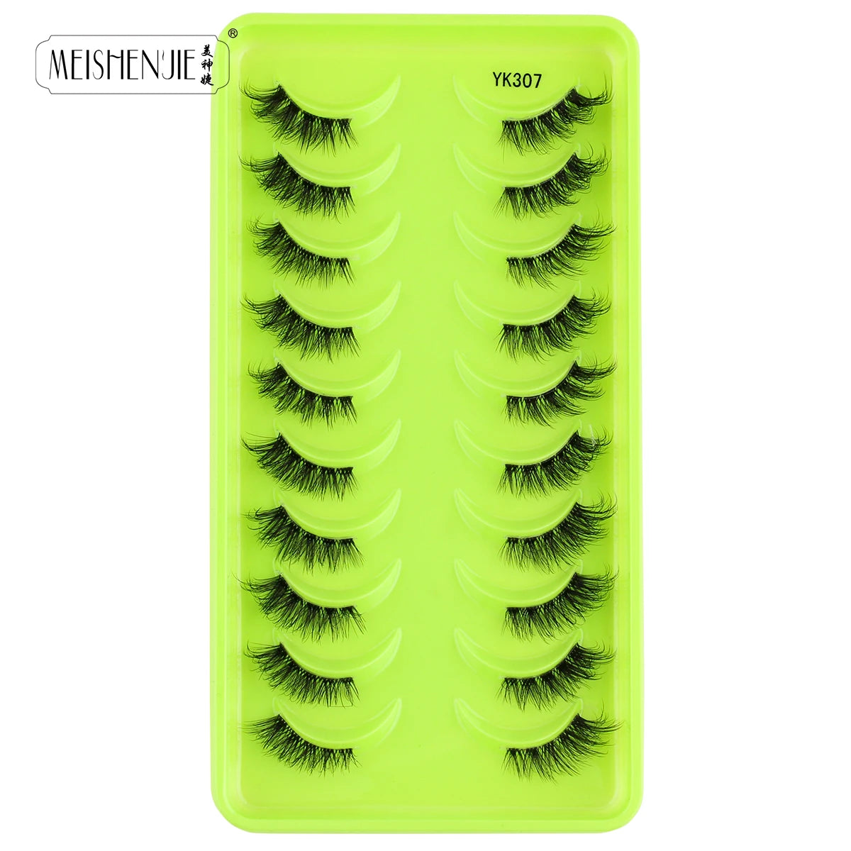 Fake Eyelashes Hot 3/10 Pairs Half Lashes Cat Eye Natural Long Fluffy 3D Mink Lashes Handmade Make up Tools maquillaje Faux Cils - mercato-e.com