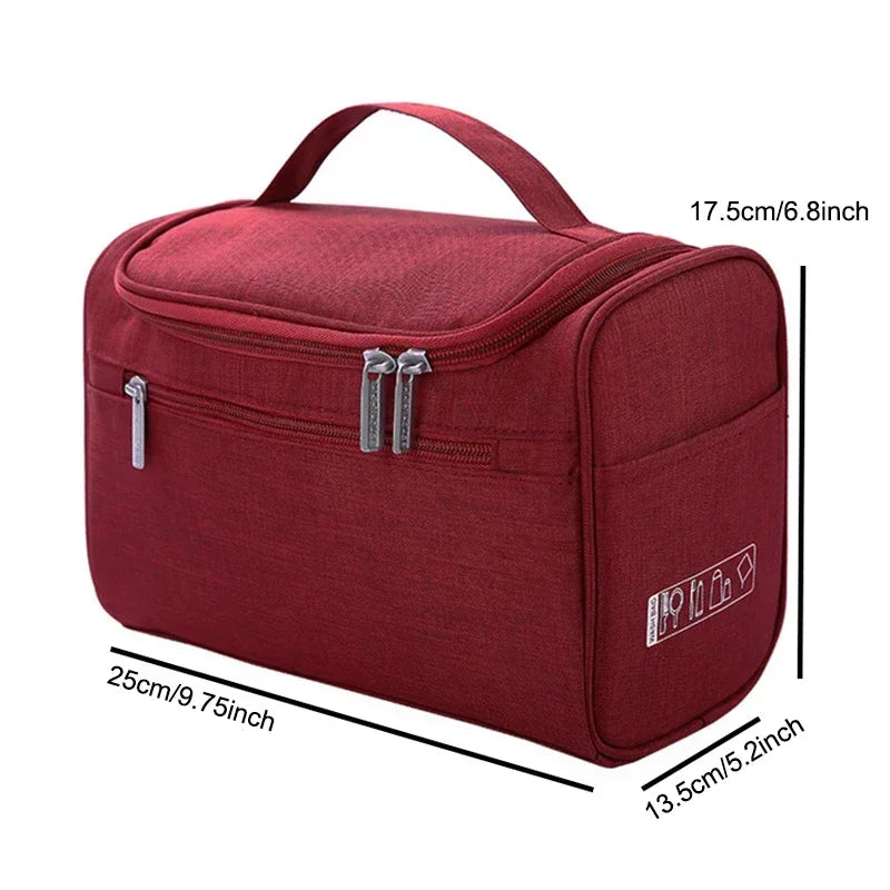 2022 Waterproof Hook Up for Women Cosmetic Bag Travel Organizer Men Makeup Bag Make Up Case Bathroom Toiletry Pouch Wash Neceser - mercato-e.com