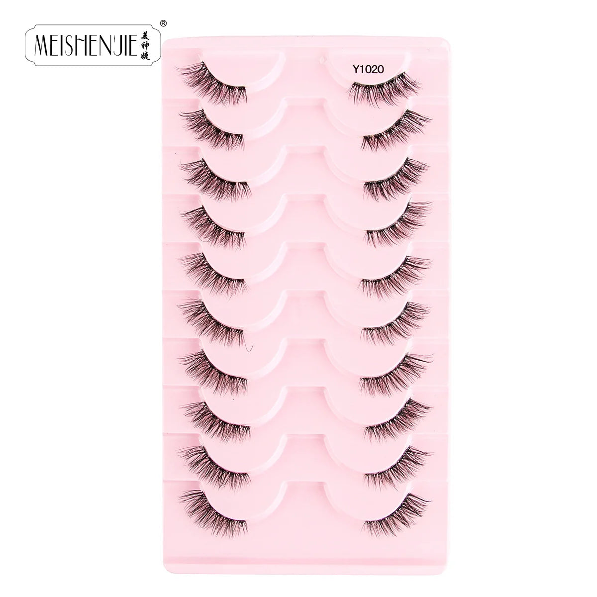 Fake Eyelashes Hot 3/10 Pairs Half Lashes Cat Eye Natural Long Fluffy 3D Mink Lashes Handmade Make up Tools maquillaje Faux Cils - mercato-e.com