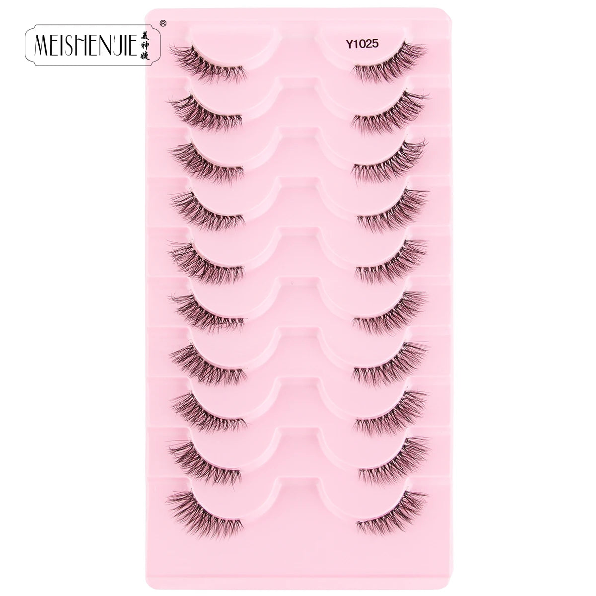 Fake Eyelashes Hot 3/10 Pairs Half Lashes Cat Eye Natural Long Fluffy 3D Mink Lashes Handmade Make up Tools maquillaje Faux Cils - mercato-e.com