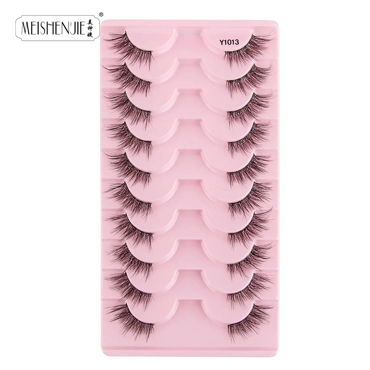 Fake Eyelashes Hot 3/10 Pairs Half Lashes Cat Eye Natural Long Fluffy 3D Mink Lashes Handmade Make up Tools maquillaje Faux Cils - mercato-e.com