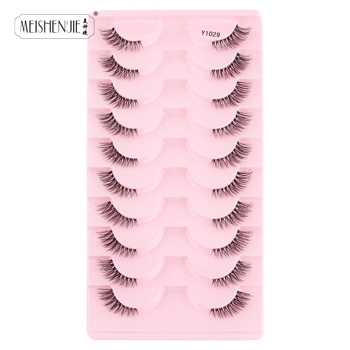 Fake Eyelashes Hot 3/10 Pairs Half Lashes Cat Eye Natural Long Fluffy 3D Mink Lashes Handmade Make up Tools maquillaje Faux Cils - mercato-e.com