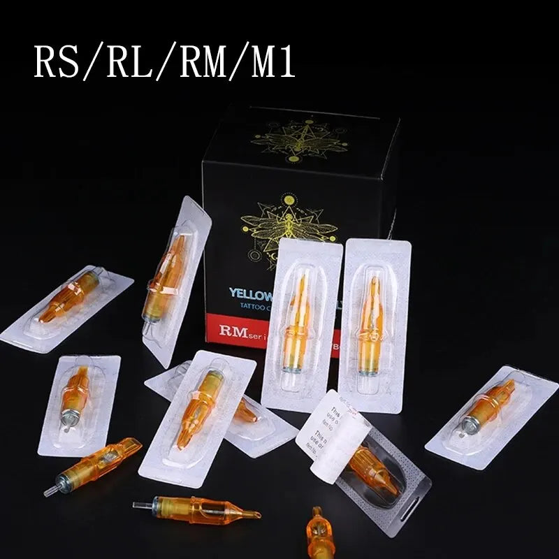 20PCS/lot Tattoo Needles Micropigmentation Permanent Make-Up Eyebrows Eyelinver Lips Microblading - mercato-e.com