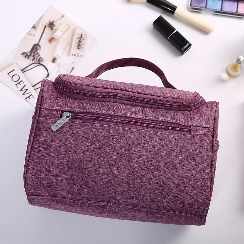 2022 Waterproof Hook Up for Women Cosmetic Bag Travel Organizer Men Makeup Bag Make Up Case Bathroom Toiletry Pouch Wash Neceser - mercato-e.com