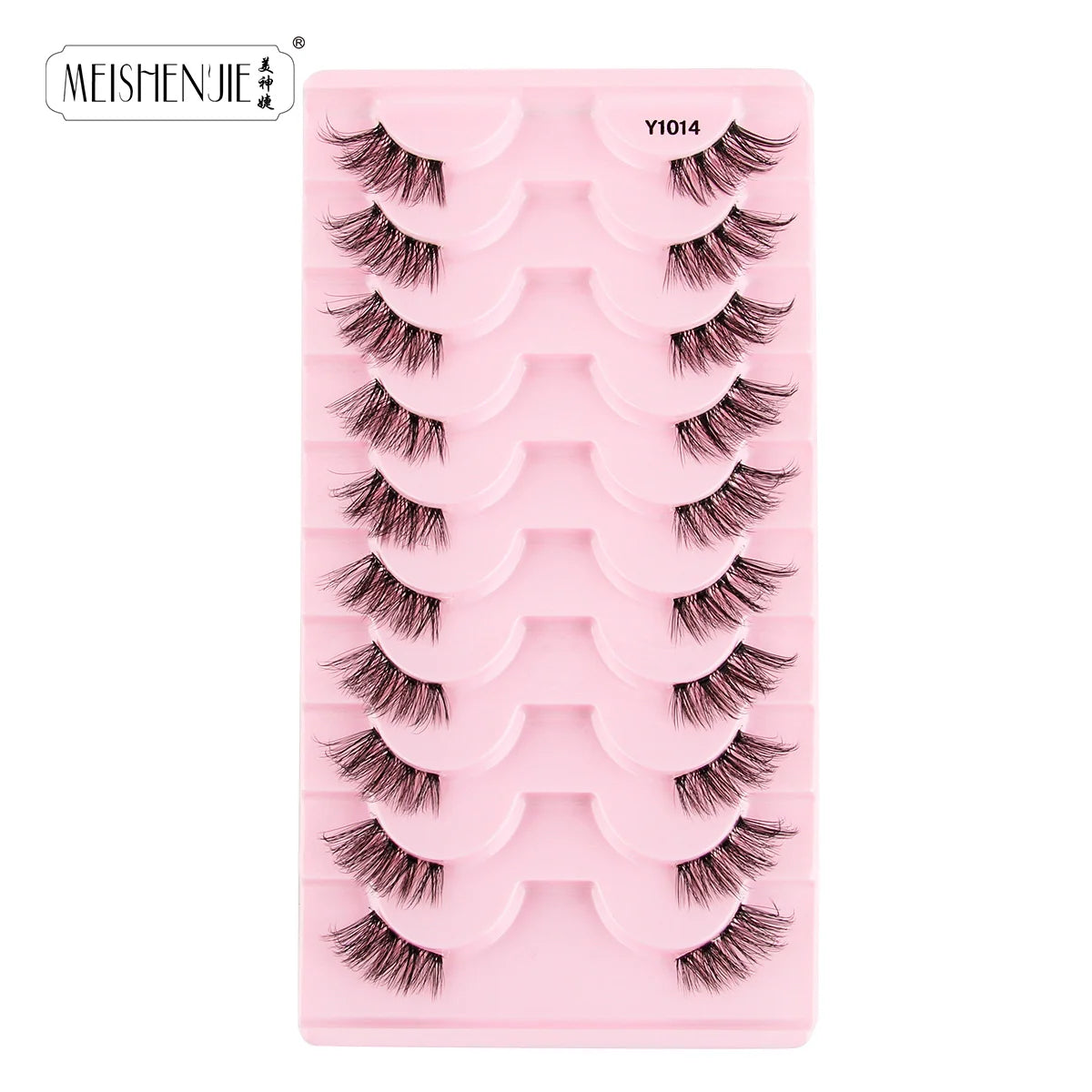 Fake Eyelashes Hot 3/10 Pairs Half Lashes Cat Eye Natural Long Fluffy 3D Mink Lashes Handmade Make up Tools maquillaje Faux Cils - mercato-e.com