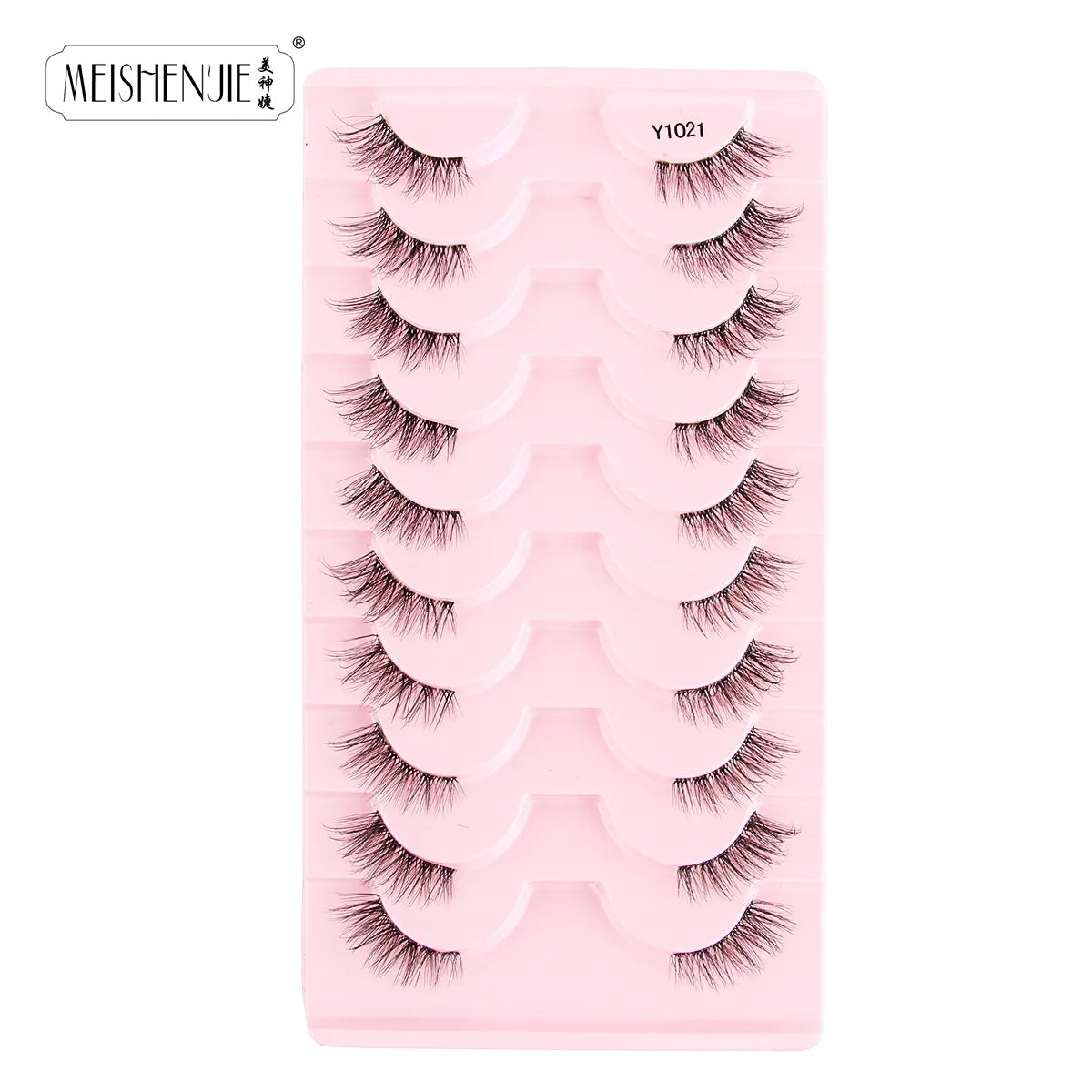 Fake Eyelashes Hot 3/10 Pairs Half Lashes Cat Eye Natural Long Fluffy 3D Mink Lashes Handmade Make up Tools maquillaje Faux Cils - mercato-e.com