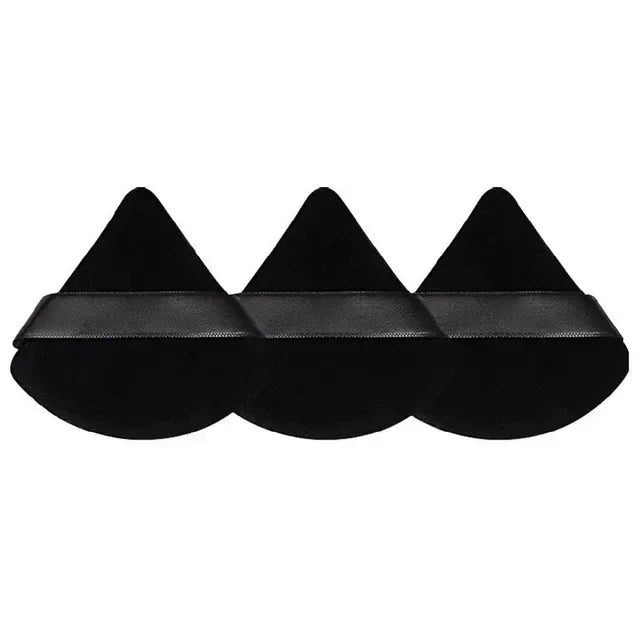 1/3/6Pcs Triangle Velvet Powder Puff Make Up Sponges for Face Eyes Contouring Shadow Seal Cosmetic Foundation Makeup Tools - mercato-e.com